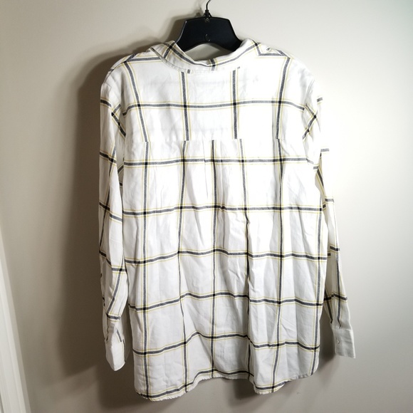 Philosophy Long Sleeve Button Up Flannel Shirt - Picture 3 of 4